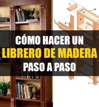 Librero de Madera Idilicasa