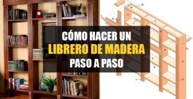 Librero de Madera Idilicasa