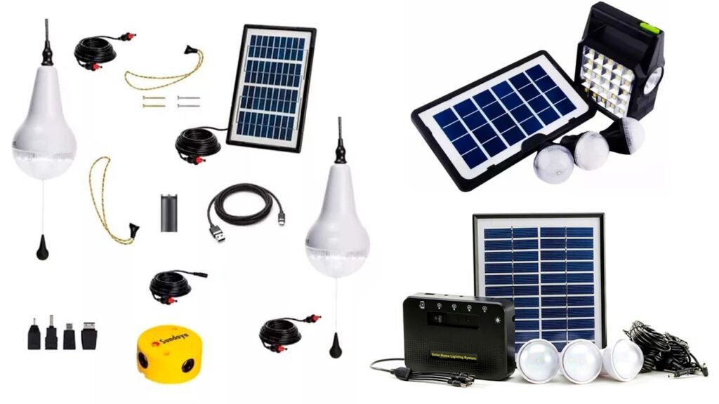 kit solar para lámparas solares